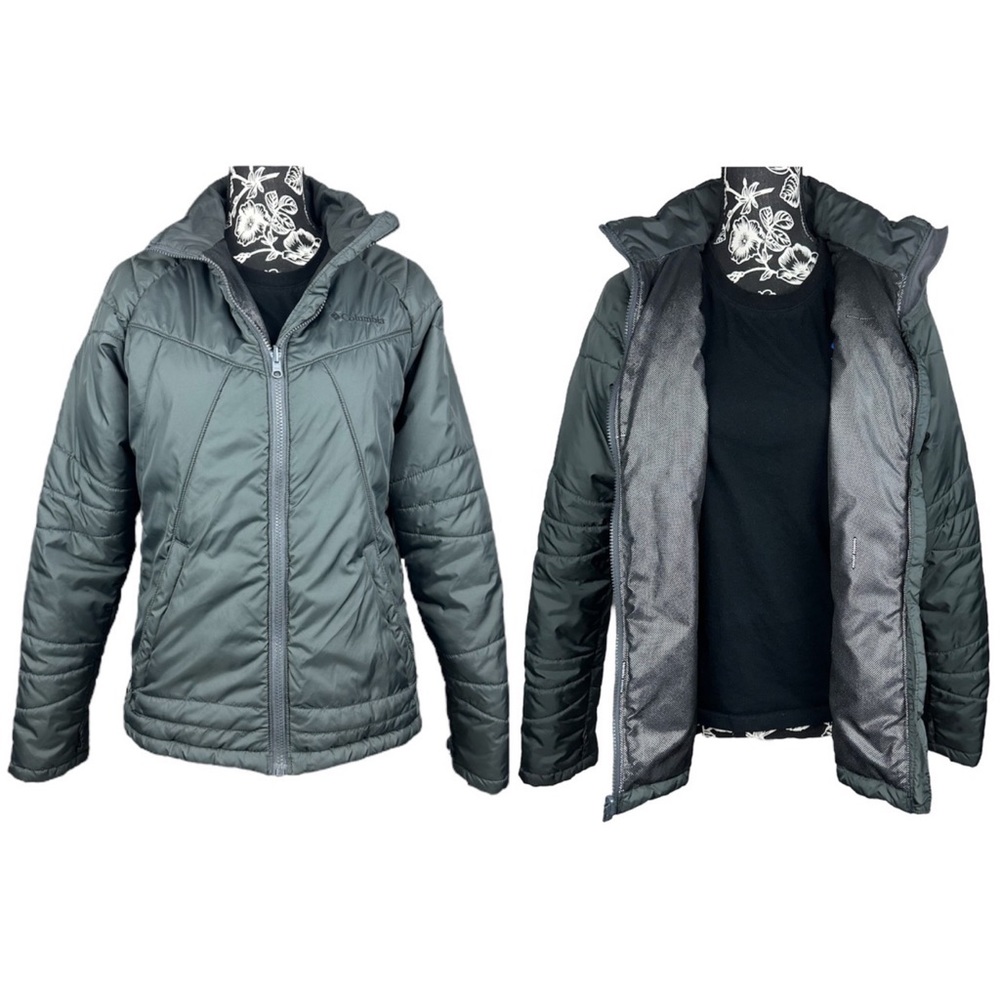 Women's Gray Quilted Jacket